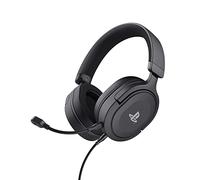 Trust Gaming GXT 498 Forta [Officially Licensed for PlayStation 5] Sustainable Gaming Headset for PS5 / PS4, 1.2m Cable, 50mm Drivers, Detachable Microphone, Wired Over-Ear Headphones - Black, New