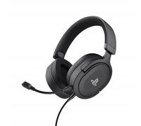 Trust Gaming GXT 498 Forta [Officially Licensed for PlayStation 5] Sustainable Gaming Headset for PS5 / PS4, 1.2m Cable, 50mm Drivers, Detachable Microphone, Wired Over-Ear Headphones - Black, New
