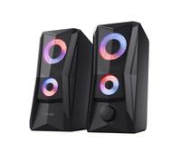 Trust Gaming GXT 606B Javv PC Speakers 2.0 with RGB Lights, 12W (6W RMS), 3.5 mm Jack, Metal Grille, USB Powered Gamer Sound System, Compact Stereo