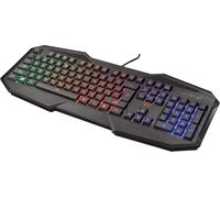 Trust Gaming GXT 830-RW Avonn Gaming Keyboard, QWERTY UK Layout, 12 Multimedia