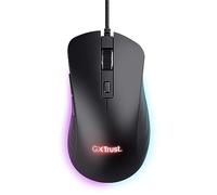 Trust Gaming GXT 924 Ybar+ High Performance Gaming Mouse, 25,600 DPI, 60% Recycled Plastics, 25K Optical Sensor, 6 Programmable Buttons, Comfortable Wired RGB Mouse, Computer, PC, Laptop - Black