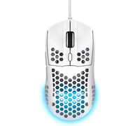 Trust Gaming GXT 928W Helox White Gaming Mouse, Superlight USB Wired Mouse 65G,