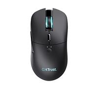 Trust Gaming GXT 980 Redex Rechargeable Wireless Gaming Mouse, 200-10.000 DPI, Low Latency, RGB Mouse, 6 Programmable Buttons, Storable USB Dongle, Computer Mouse for PC, Laptop, Windows - Black