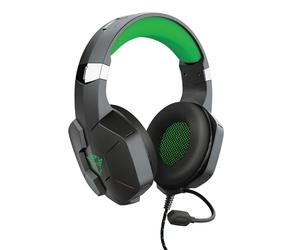 Trust Gaming Headset for Xbox GXT 323 X Carus with Microphone, Adjustable Headband and Flexible Mic, Wired, 1m Nylon Braided Cable, Xbox One (X) console - Black/Green