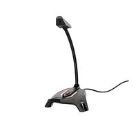 Trust Gaming LED-Illuminated USB Streaming Microphone GXT 215 Zabi for Computer, Laptop, PC - Black