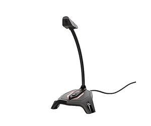Trust Gaming LED-Illuminated USB Streaming Microphone GXT 215 Zabi for Computer, Laptop, PC - Black