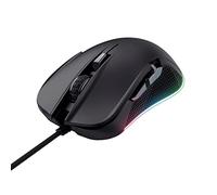 Trust Gaming Mouse GXT 922 Ybar, 200-7200 DPI, Full RGB LED Illuminated, 6 Programmable Buttons, Advanced Software, 2.1 m Braided Cable, USB Computer Mouse for PC, Laptop, Mac - Black