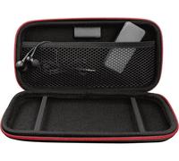Trust Gaming GXT 1241 Tidor XL Accessory Pack for Switch Lite, Shock Absorbing Hard Case, Glass Screen Protector, Rubber Earplugs in 3 Sizes, Pack Suitable for Switch Lite - Black