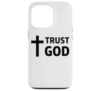Trust God Christian Cross Jesus Faith Scripture Case for iPhone 13 Pro