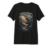 Trust God in Everything Proverbs 3:5-6 Spanish Christian Premium T-Shirt