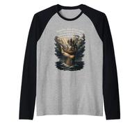 Trust God in Everything Proverbs 3:5-6 Spanish Christian Raglan Baseball Tee