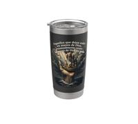 Trust God in Everything Proverbs 3:5-6 Spanish Christian Stainless Steel Insulated Tumbler