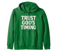 Trust God’s Timing Zip Hoodie