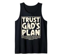 Trust Gods Plan Bible Verse Vintage Believe Christian Faith Tank Top