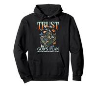 Trust God's Plan Christian Faith Butterfly Religious Worship Pullover Hoodie