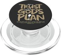 Trust Gods Plan Christian Faith Jesus Romans 8:28 Verse PopSockets PopGrip for MagSafe