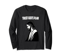 Trust God's Plan Jesus Christ Religious Faith Spiritual Long Sleeve T-Shirt