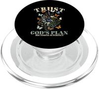 Trust God's Plan Religious Butterfly Christian Worship Faith PopSockets PopGrip for MagSafe