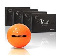Trust Golf Ball Panther | Engineered to Break 100 | Big MAX Core for Maximum Distance & Precision Flight | Ultra-Soft Feel with Urethane Cover for Stopping Power (48 Balls, Orange)