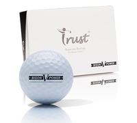 Trust Golf Bison Power Series - Bison V Tour-Grade Urethane Golf Balls | Max Spin Control | White, 12 Balls