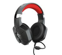 Trust GXT 323 Carus Headset Wired Head-band Gaming Black, Red