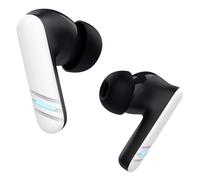 GXTrust 409 Oxxie Wireless Earbuds PS5 Switch PC Mobile, Bluetooth or USB-C Receiver, Gaming Earphones with 4 ENC Noise Cancelling Microphones, 40h Battery Life, Low Latency Stereo In Ear Buds, White