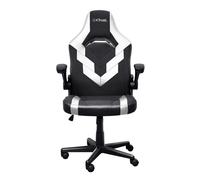 Trust GXT 703 Riye PC gaming chair Upholstered seat Black. White