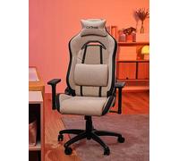 Trust Gxt 723B Ruya Comfortable Fully Adjustable Fabric Gaming Chair, Beige One Colour