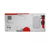 Trust GXT 759 XXL. Width: 900 mm Depth: 400 mm. Product colour: Black Grey Red White Surface coloration: Image Material: Polyethylene terephthalate (PET) Stitched edges Non-slip base Gaming mouse pad