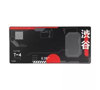 Trust GXT 759 XXL. Width: 900 mm Depth: 400 mm. Product colour: Black Red Surface coloration: Monochromatic Material: Polyethylene terephthalate (PET) Stitched edges Non-slip base Gaming mouse pad