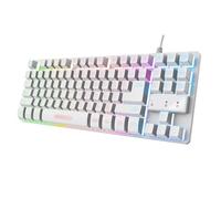 Trust GXT 833W Thado keyboard USB QWERTY UK English White
