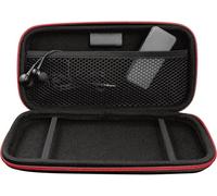 Trust Gaming GXT 1241 Tidor XL Accessory Pack for Switch Lite, Shock Absorbing Hard Case, Glass Screen Protector, Rubber Earplugs in 3 Sizes, Pack Suitable for Switch Lite - Black