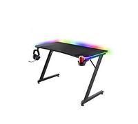 Trust Gxt710 Luminus Pro Gaming Desk With Led Rgb, 10 Colour Modes, Built-In 10W Wireless Charger One Colour