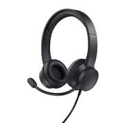 Trust HS-200 Headset Wired Head-band Office/Call center USB Type-A Black