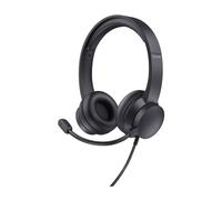 Trust HS-201 Headset Wired Head-band Office/Call Center USB Type-A Black
