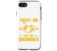 Trust I Am The Drummer Musical Drumming Band Drumsticks Case for iPhone SE (2020) / 7/8