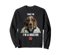 Trust I’m A Dogtor Funny Basset Hound Vet Surgeon Sweatshirt