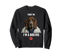 Trust I’m A Dogtor Funny Basset Hound Vet Surgeon Sweatshirt