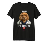 Trust I’m A Dogtor Funny Cocker Spaniel Vet Surgeon Premium T-Shirt