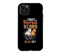 Trust In Horses And The Lord Religious Horse Lover Case for iPhone 11 Pro