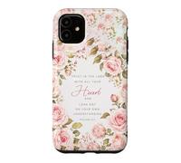 Trust In The Lord Bible Verse Christian Proverbs 3:5 Floral Case for iPhone 11