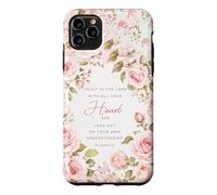 Trust In The Lord Bible Verse Christian Proverbs 3:5 Floral Case for iPhone 11 Pro Max