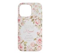 Trust In The Lord Bible Verse Christian Proverbs 3:5 Floral Case for iPhone 14 Pro Max