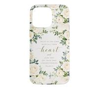 Trust In The Lord Bible Verse Christian Proverbs 3:5 Floral Case for iPhone 15 Pro Max