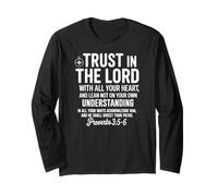 Trust in the Lord Christian Compass Faith Long Sleeve T-Shirt