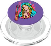 Trust in the Lord Christian Manga Anime Bible Verse Purple PopSockets PopGrip for MagSafe