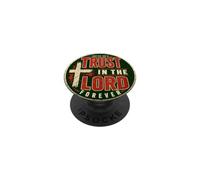 Trust In The Lord Forever Bible Verse Christian Faith Cross PopSockets Adhesive PopGrip