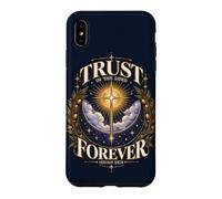 Trust In The Lord Forever Christian Celestial Cross Faith Case for iPhone XS Max