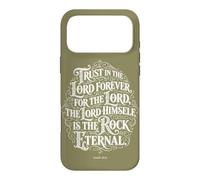 Trust in the Lord Forever | Isaiah 26:4 Bible Typography Case for iPhone 17 Pro Max