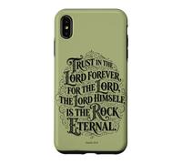 Trust in the Lord Forever | Isaiah 26:4 Empowering Bible Case for iPhone XS Max
